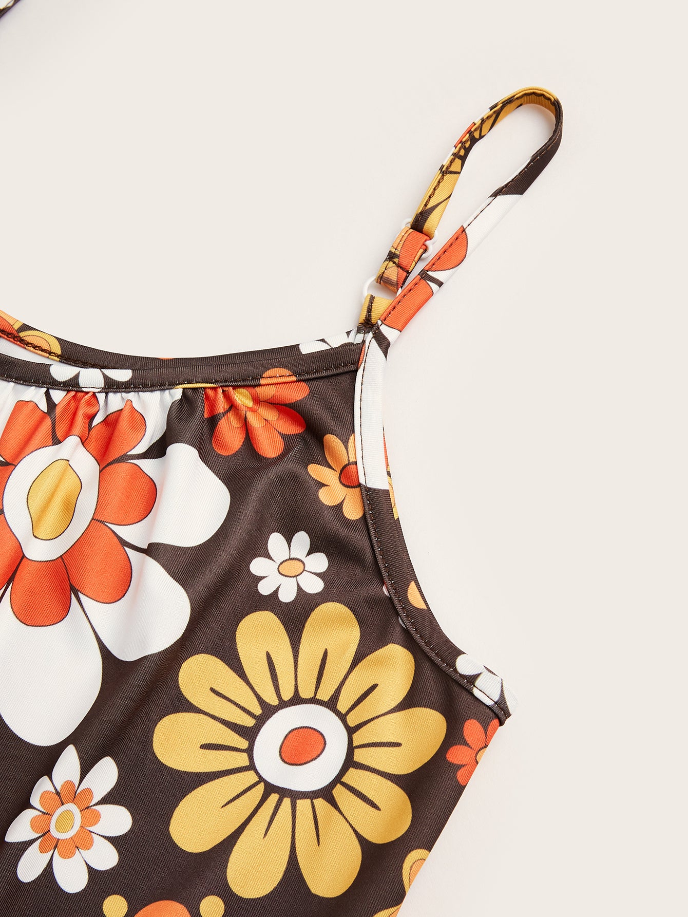 Plus Size Casual Jumpsuit – Printed Camisole Streetwear for Women