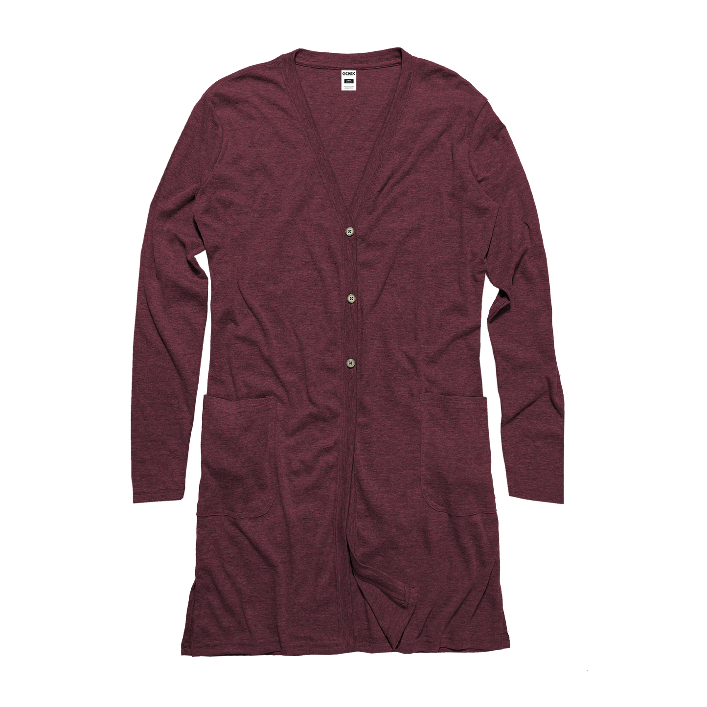 Ladies Eco-Triblend Rib Cardigan