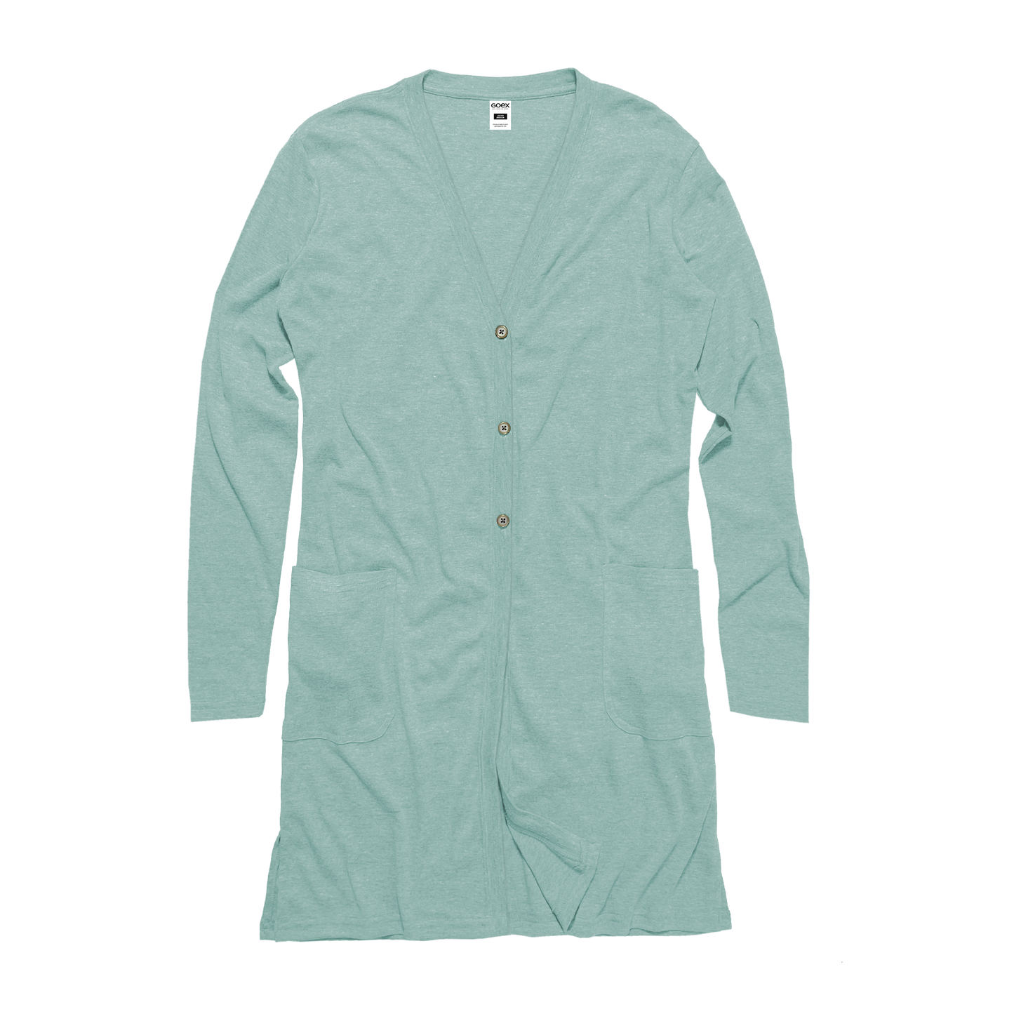 Ladies Eco-Triblend Rib Cardigan