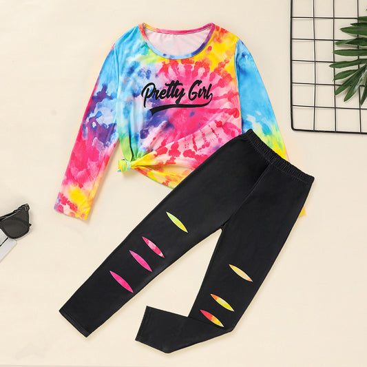 Toddler Girl “Pretty Girl” Pullover & Pants Set – Long Sleeve Outfit