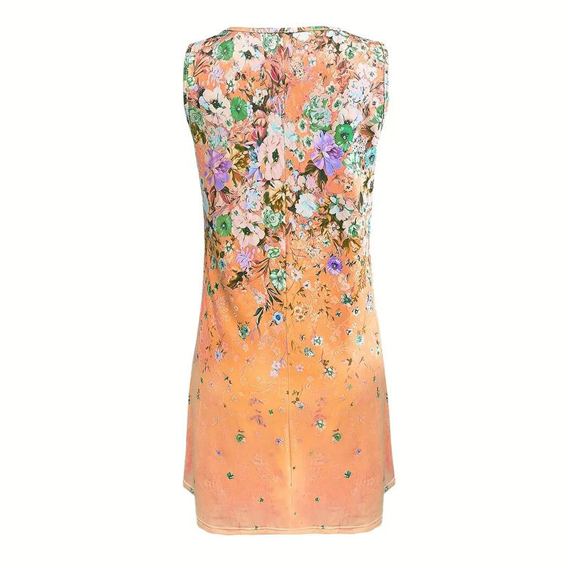 Sun-Kissed Days – Loose Fit Floral Tank Dress
