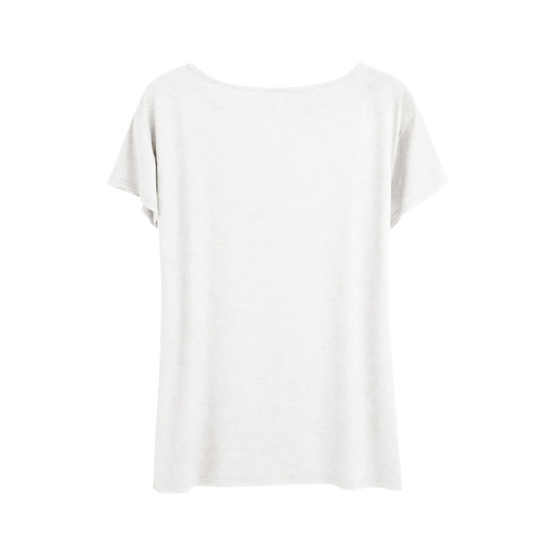 Casual ‘BLESSED’ T-Shirt for Women – Summer Round Neck Style