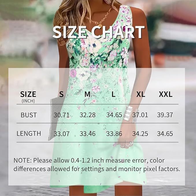Sun-Kissed Days – Loose Fit Floral Tank Dress